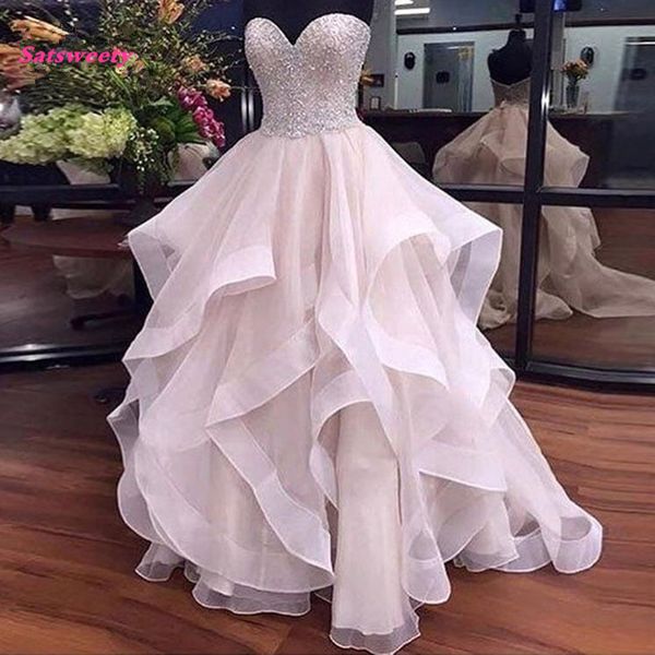 pretty pearl pink ruffles wedding dresses sparkle beaded lace bridal gowns off shoulder lace up plus size robe de mariee 2023, White
pretty pearl pink ruffles wedding dresses sparkle beaded lace bridal gowns off shoulder lace up plus size robe de mariee 2023, White