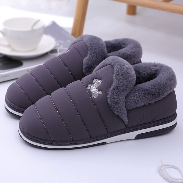 new winter men's slippers warm home men shoes outdoor indoor non-slip shoes comfortable soft bedroom large size slippers, Black
new winter men's slippers warm home men shoes outdoor indoor non-slip shoes comfortable soft bedroom large size slippers, Black