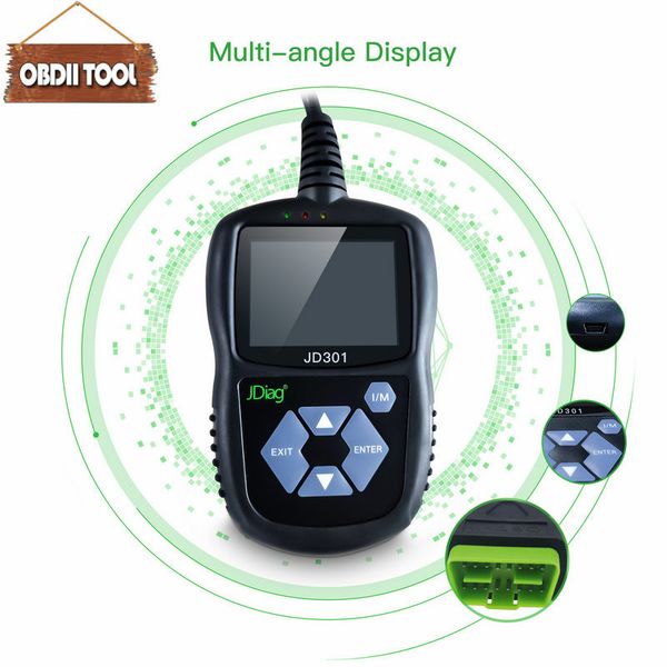 new design jdiag jd301 obd2 obdii code reader scan tools obd 2 car diagnostic tool better than om123
new design jdiag jd301 obd2 obdii code reader scan tools obd 2 car diagnostic tool better than om123