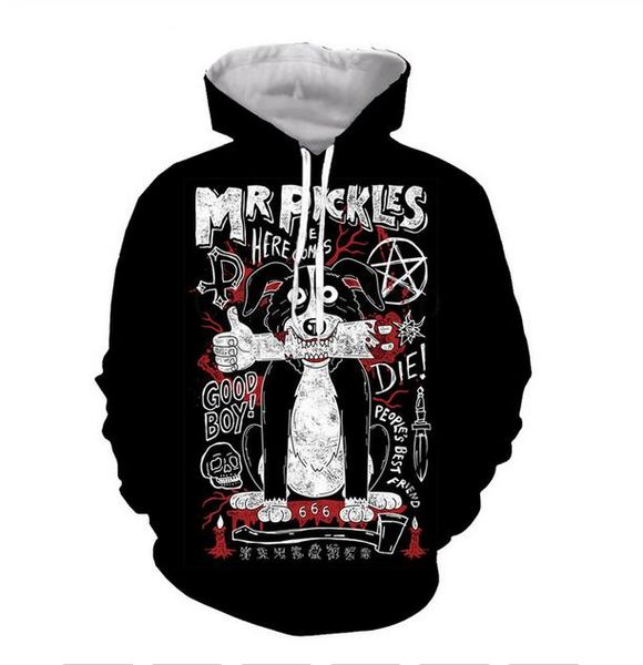 new arrive hip hop style cartoon movie mr pickles 3d print men women fashion hoodies rg052, Black
new arrive hip hop style cartoon movie mr pickles 3d print men women fashion hoodies rg052, Black