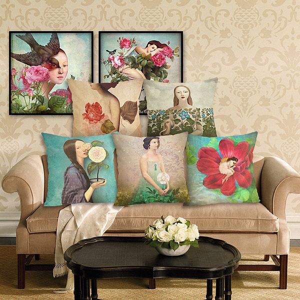 home decoration classical flower girl printing linen cotton cushion cover throw pillowcase sofa pillowcase cojines cushion case
home decoration classical flower girl printing linen cotton cushion cover throw pillowcase sofa pillowcase cojines cushion case