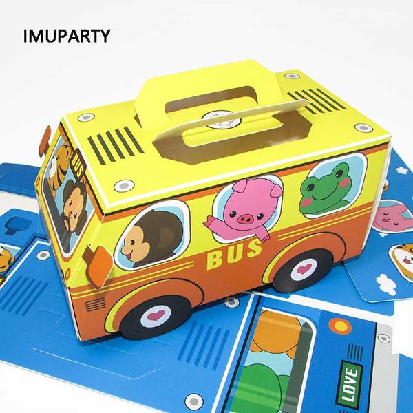 bus shape candy box animals in the car cake packaging box gift bag for kids birthday party cars back to school party decorations
bus shape candy box animals in the car cake packaging box gift bag for kids birthday party cars back to school party decorations