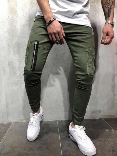pocket skinny male full pants sport training casual mens trousers pure mens cargo pants quick zipper, Black
pocket skinny male full pants sport training casual mens trousers pure mens cargo pants quick zipper, Black