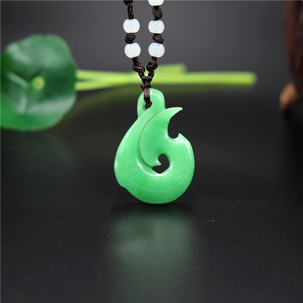 подлинная natural green jade маори-стиль fish hook подвеска жадеит ожерелье шарма ювелирная мода аксессуары лаки амулет подарки, Silver
подлинная natural green jade маори-стиль fish hook подвеска жадеит ожерелье шарма ювелирная мода аксессуары лаки амулет подарки, Silver