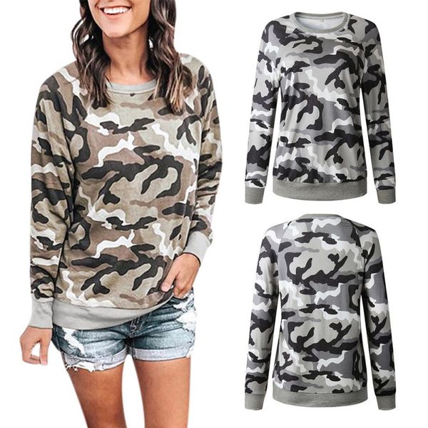 women's loose cozy sweatshirt female camouflage printed long-sleeved women hoodies casual pullover clothes, Black
women's loose cozy sweatshirt female camouflage printed long-sleeved women hoodies casual pullover clothes, Black