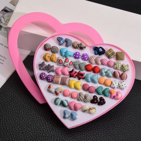36 pairs/lot colorful round heart cotton small stud earrings set for women kids mixed style geometric earring fashion jewelry, Golden
36 pairs/lot colorful round heart cotton small stud earrings set for women kids mixed style geometric earring fashion jewelry, Golden