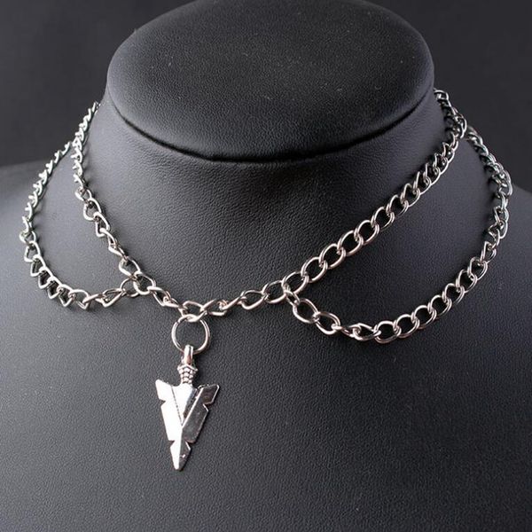 arrowhead necklace vintage silver arrow head pendant necklace friendship gift multilayer chain for men women jewelry
arrowhead necklace vintage silver arrow head pendant necklace friendship gift multilayer chain for men women jewelry