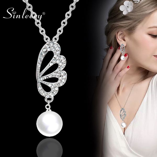 sinleery charm rhinestone butterfly wing pendant necklace silver color chain women wedding pearl necklace jewelry xl218 ssc
sinleery charm rhinestone butterfly wing pendant necklace silver color chain women wedding pearl necklace jewelry xl218 ssc