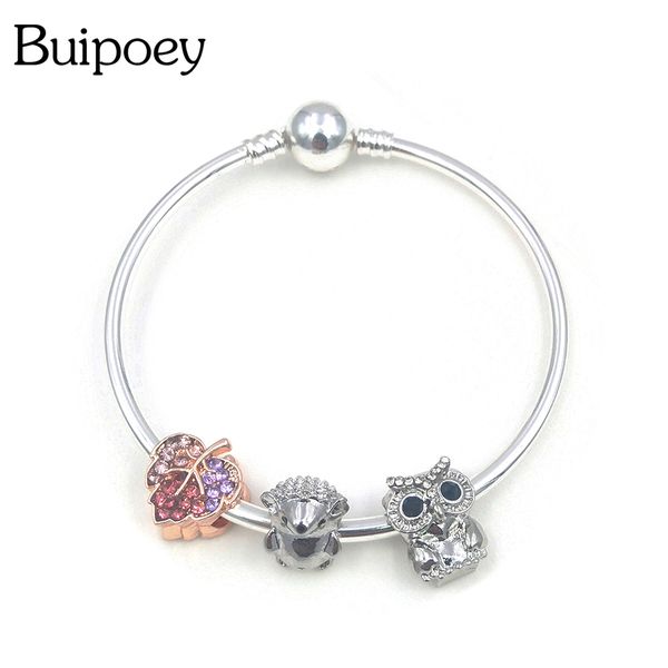 buipoey new simple fashion bangle bracelets for women leaves owl hedgehog beaded bracelet fit men childs boy girl accessory gift, Golden;silver
buipoey new simple fashion bangle bracelets for women leaves owl hedgehog beaded bracelet fit men childs boy girl accessory gift, Golden;silver