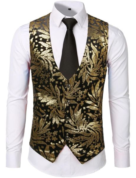 paisley floral vest men 2019 fashion gold steampunk leaves printed flannel waistcoat sleeveles wedding suit coletes homem xxl, Black;white
paisley floral vest men 2019 fashion gold steampunk leaves printed flannel waistcoat sleeveles wedding suit coletes homem xxl, Black;white