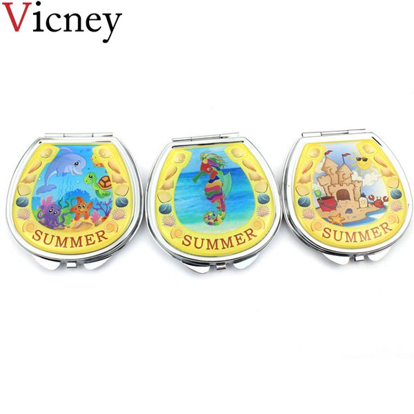 vicney brand new beaches and ocean series hand mirror portable double sided mini pocket makeup mirror cosmetic compact mirrors
vicney brand new beaches and ocean series hand mirror portable double sided mini pocket makeup mirror cosmetic compact mirrors