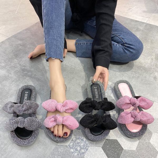 wearing flat slippers women's shoes 2020 korean version of the summer new large bow flax round head wild half slippers#0408, Black
wearing flat slippers women's shoes 2020 korean version of the summer new large bow flax round head wild half slippers#0408, Black