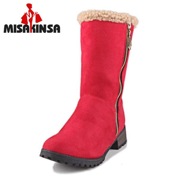 misakinsa big size 33-47 boots woman winter warm fur snow boots flat half short shoes zipper round toe woman shoes footwear, Black
misakinsa big size 33-47 boots woman winter warm fur snow boots flat half short shoes zipper round toe woman shoes footwear, Black
