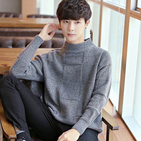 2018 korean style men sweaters autumn winter mens jumper knitted pullover male blocks design stand collor casual sweater male, White;black
2018 korean style men sweaters autumn winter mens jumper knitted pullover male blocks design stand collor casual sweater male, White;black
