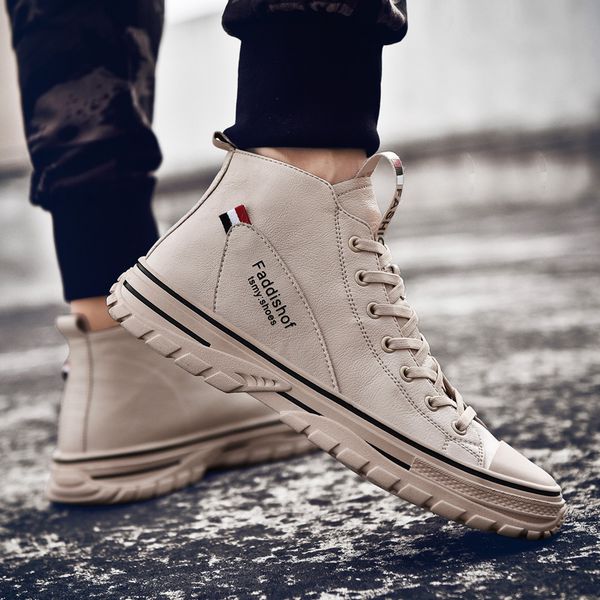 autumn and winter new microfiber vampy wild casual high-shoes high-quality non-slip wearable men's casual shoes, Black
autumn and winter new microfiber vampy wild casual high-shoes high-quality non-slip wearable men's casual shoes, Black