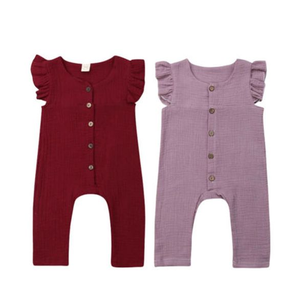 newborn kid girl infant summer outfit solid sleeveless romper jumpsuit playsuits, Blue
newborn kid girl infant summer outfit solid sleeveless romper jumpsuit playsuits, Blue