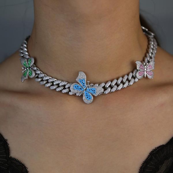 delicate design 5 charming butterfly link chain necklaces pave setting clear small cz crystal & enamel cool necklaces jewelry, Silver
delicate design 5 charming butterfly link chain necklaces pave setting clear small cz crystal & enamel cool necklaces jewelry, Silver