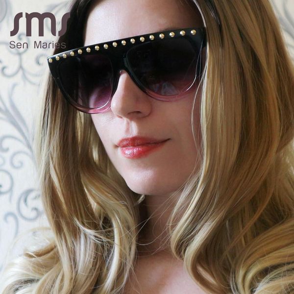 square sunglasses men women retro 2019 flat personalized rivet oversized frame glasses for male female mirror shades uv400 ch01, Blue
square sunglasses men women retro 2019 flat personalized rivet oversized frame glasses for male female mirror shades uv400 ch01, Blue