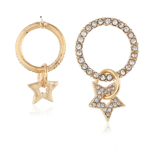 retro girl fashion accessories asymmetric earrings, Golden;silver 
retro girl fashion accessories asymmetric earrings, Golden;silver