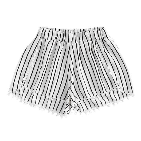 2019 women casual shorts stripe printing mid waist loose high elastic spring summer skinny short pants ringer shorts pants, White;black
2019 women casual shorts stripe printing mid waist loose high elastic spring summer skinny short pants ringer shorts pants, White;black
