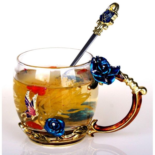 coffee cup with flower golden handle metal spoon glass mug heat-resistant beer tea cup milk juice mug drinkware wedding gift
coffee cup with flower golden handle metal spoon glass mug heat-resistant beer tea cup milk juice mug drinkware wedding gift
