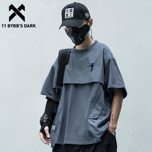 11 bybb's dark patchwork hip hop streetwear t shirts men/women 2020ss fake two pieces japanese short sleeve shirts tees t200420, White;black
11 bybb's dark patchwork hip hop streetwear t shirts men/women 2020ss fake two pieces japanese short sleeve shirts tees t200420, White;black