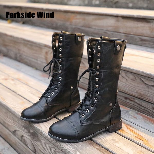 parkside wind women mid boots ladies lace up knight boots casual shoes zipper 2 wear female 2020 winter plus-size 35-43, Black
parkside wind women mid boots ladies lace up knight boots casual shoes zipper 2 wear female 2020 winter plus-size 35-43, Black