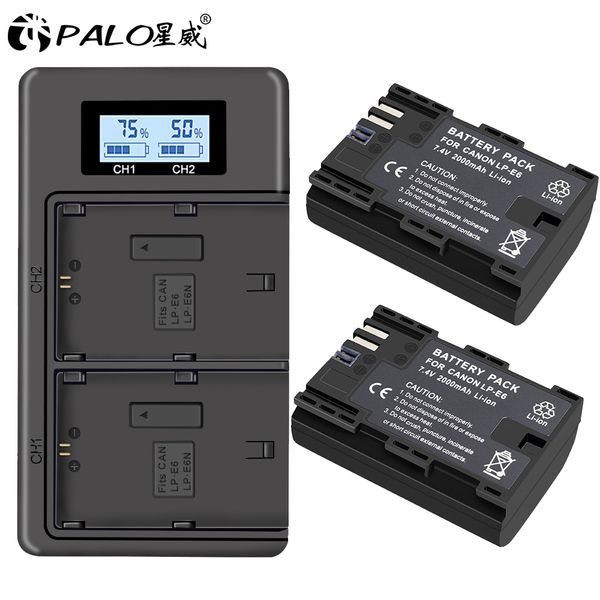 palo 2pc lp-e6 lp-e6n lpe6 camera battery+lcd usb dual charger for canon eos 6d 7d 5d mark ii iii iv 60d 60da 70d 80d 5ds 5dsr
palo 2pc lp-e6 lp-e6n lpe6 camera battery+lcd usb dual charger for canon eos 6d 7d 5d mark ii iii iv 60d 60da 70d 80d 5ds 5dsr