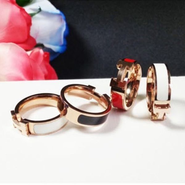 Роскошный дизайнер Кольца из нержавеющей стали 316L H штемпель Rings Черный и белое кр
Роскошный дизайнер Кольца из нержавеющей стали 316L H штемпель Rings Черный и белое кр