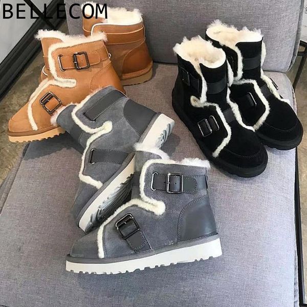bellecom snowfield boots woman winter short canister 2019 coat one thickening non-slip keep warm will cotton-padded, Black
bellecom snowfield boots woman winter short canister 2019 coat one thickening non-slip keep warm will cotton-padded, Black