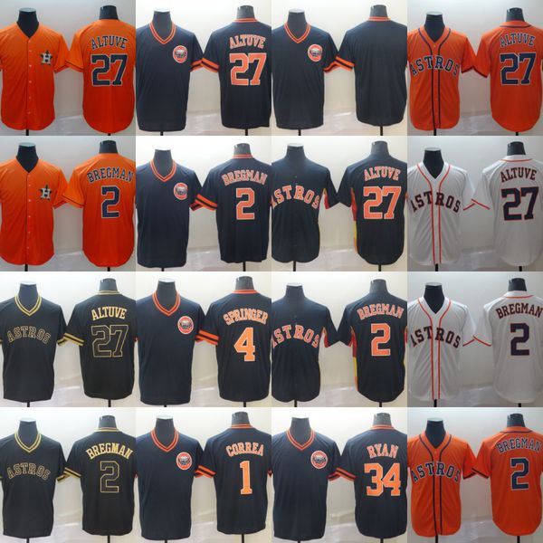 2019 Gold Edition 27 Jose Altuve Houston George Springer Carlos Correa Astros Alex Bregman Nolan Ryan Baseball Jersey
2019 Gold Edition 27 Jose Altuve Houston George Springer Carlos Correa Astros Alex Bregman Nolan Ryan Baseball Jersey