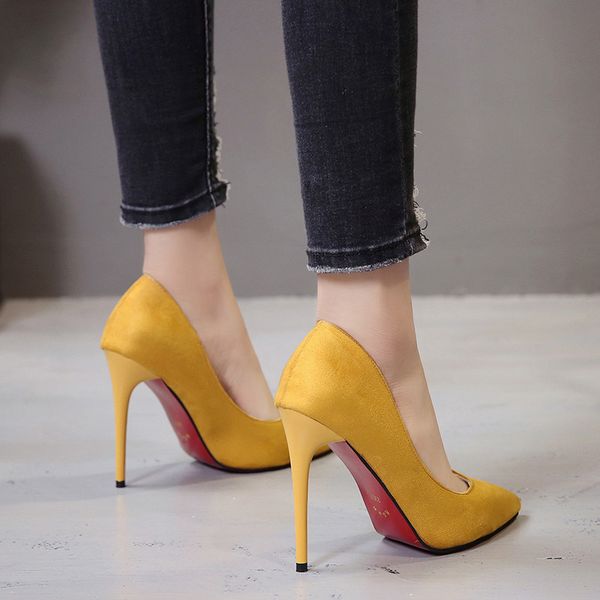обувь женщина высокие каблуки насосы 11.5 см tacones острый носок шпильки talon femme сексуальные женские свадебные туфли большой размер 40, Black
обувь женщина высокие каблуки насосы 11.5 см tacones острый носок шпильки talon femme сексуальные женские свадебные туфли большой размер 40, Black