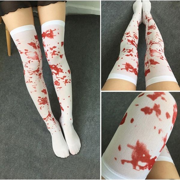 1 pair women over the knee socks blood stained bloody socks halloween party costume
1 pair women over the knee socks blood stained bloody socks halloween party costume