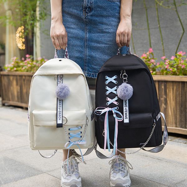 new fashion designer chain usb backpack women canvas backpack teenager girls backpacks shoulder bag female student school bags tassel
new fashion designer chain usb backpack women canvas backpack teenager girls backpacks shoulder bag female student school bags tassel