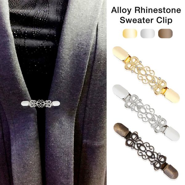 women's cardigan clip alloy rhinestone sweater clip cardigan connection buckle collar pin brooch clothing accessories, Blue;gray 
women's cardigan clip alloy rhinestone sweater clip cardigan connection buckle collar pin brooch clothing accessories, Blue;gray