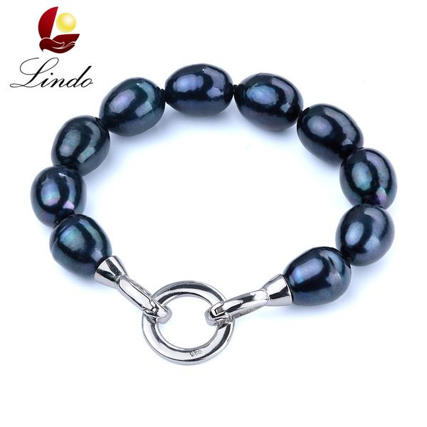 11-12mm big black natural pearl bracelets for women fashion 925 sterling silver freshwater pearl jewelry bracelet, Golden;silver
11-12mm big black natural pearl bracelets for women fashion 925 sterling silver freshwater pearl jewelry bracelet, Golden;silver