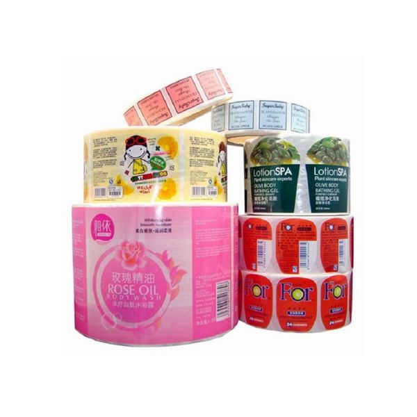 Selling For Custom Adhesive Sticker Printing ,adhesive Sticker Roll For Machine With Electronic Eye On Released Paper