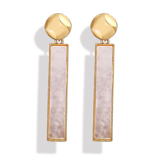 earrings originality concise resin shell grain strip ear nail rectangle earrings woman, Golden
earrings originality concise resin shell grain strip ear nail rectangle earrings woman, Golden