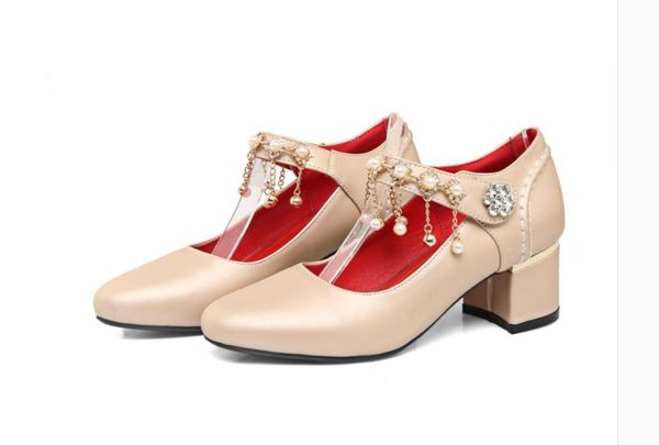 2020 spring and autumn with new style fashion high heel coarse heel round head women's shoes@mkiol130, Black
2020 spring and autumn with new style fashion high heel coarse heel round head women's shoes@mkiol130, Black