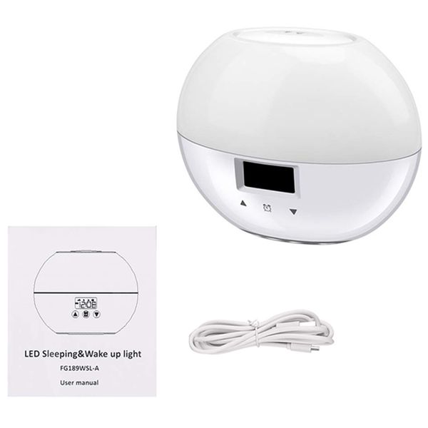 sunrise alarm clock, upgrade smart wake up light with 9 colors for kids, sunrise simulation and sleeping mode night light for be
sunrise alarm clock, upgrade smart wake up light with 9 colors for kids, sunrise simulation and sleeping mode night light for be