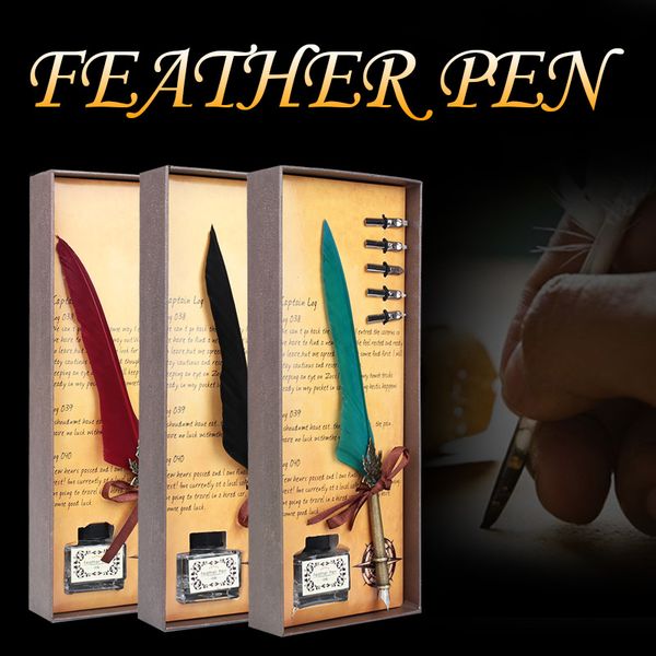 quill sets pen dipped in water without ink gifts accessories practical gift boxes retro deskboys and girls christmas
quill sets pen dipped in water without ink gifts accessories practical gift boxes retro deskboys and girls christmas