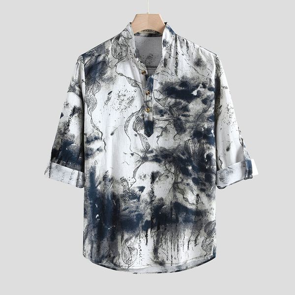 feitong 2019 autumn mens hawaiian shirt male casual printing vintage slim long sleeve shirt blouse shirts man, White;black
feitong 2019 autumn mens hawaiian shirt male casual printing vintage slim long sleeve shirt blouse shirts man, White;black