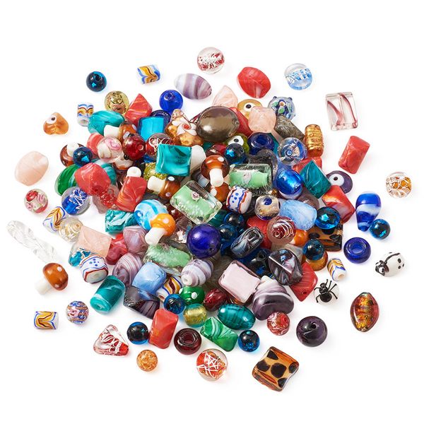 1 box mixed shapes handmade lampwork beads loose beads for jewelry making diy accessories findings
1 box mixed shapes handmade lampwork beads loose beads for jewelry making diy accessories findings