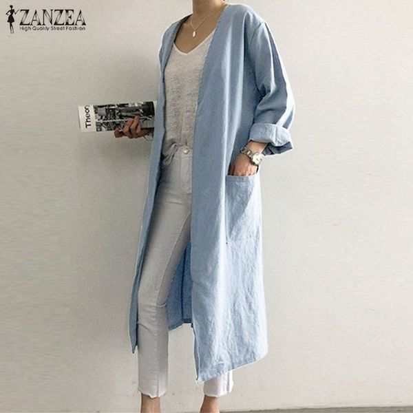 2018 zanzea winter women long coat plus size cardigan ladies long sleeve jumper open cardi jackets womens casual cardigans, White;black
2018 zanzea winter women long coat plus size cardigan ladies long sleeve jumper open cardi jackets womens casual cardigans, White;black