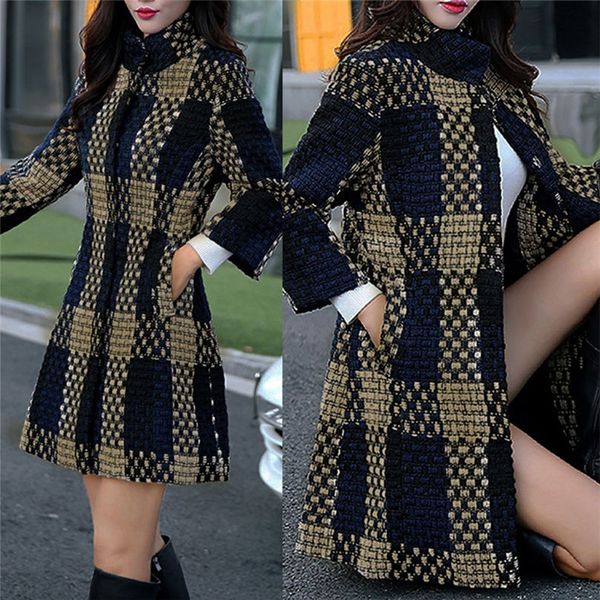 fashionable female womens ladies warm artificial wool lattice jacket winter parka outerwear long coat outwear casual #4f12, Black
fashionable female womens ladies warm artificial wool lattice jacket winter parka outerwear long coat outwear casual #4f12, Black