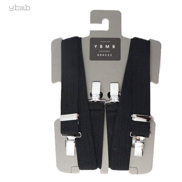 ybmb fashion shirt suspenders 25mm chassic x back 4 clip braces adjustable suspender brand belt elastic trouser straps, Black;white
ybmb fashion shirt suspenders 25mm chassic x back 4 clip braces adjustable suspender brand belt elastic trouser straps, Black;white