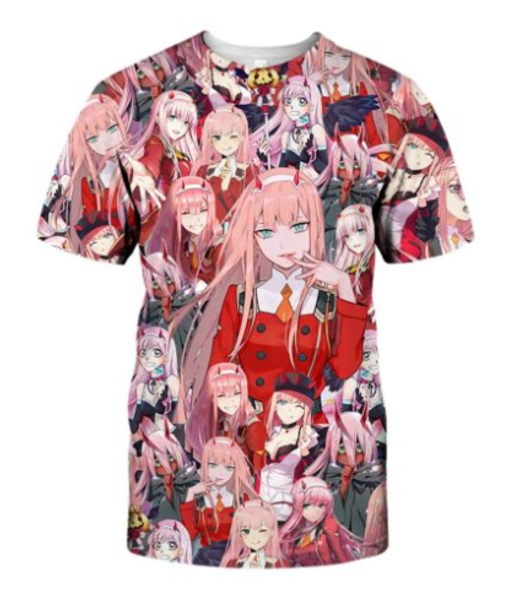 fashion anime girl killer t-shirt zero two cosplay 3d print men/womens summer round collar short sleeve casual k1061, White;black
fashion anime girl killer t-shirt zero two cosplay 3d print men/womens summer round collar short sleeve casual k1061, White;black