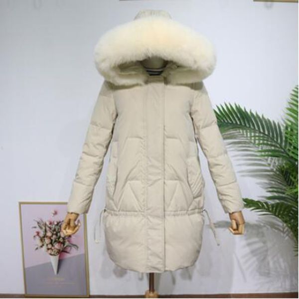 women's down jacket winter white duck down coat women plus size warm parka korean long puffer jackets, Black
women's down jacket winter white duck down coat women plus size warm parka korean long puffer jackets, Black