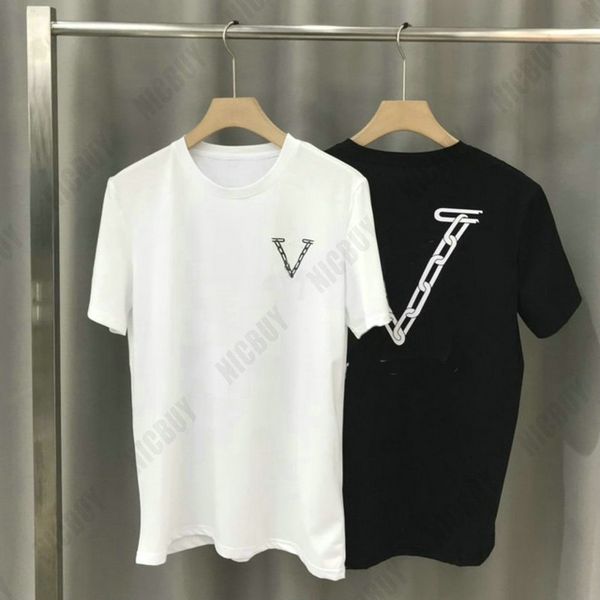 fashion summer designer mens luxury t-shirt clothing tshirt chain letter paris simple print t shirt casual short sleeve tee top, White;black
fashion summer designer mens luxury t-shirt clothing tshirt chain letter paris simple print t shirt casual short sleeve tee top, White;black