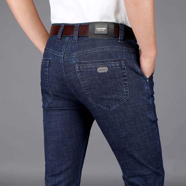 laoyeche brand men's casual denim pants classic jeans cowboys young man business jeans, Blue
laoyeche brand men's casual denim pants classic jeans cowboys young man business jeans, Blue